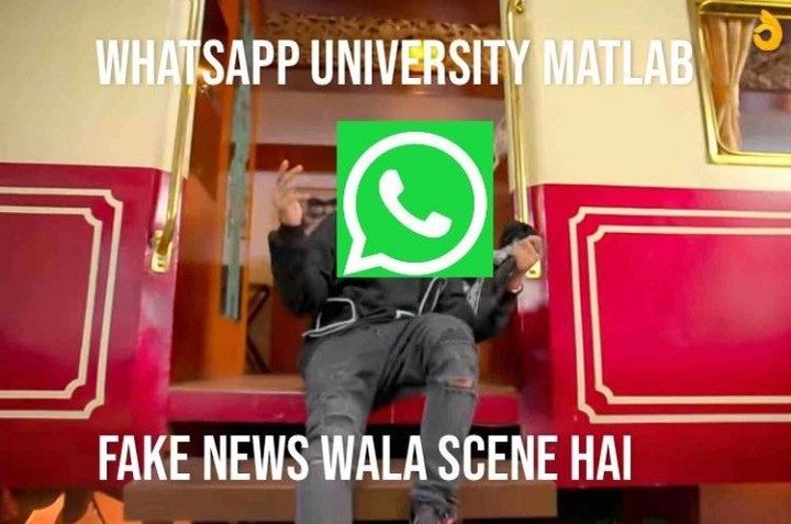 Fake news and University of Whatsapp