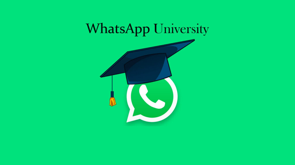 WhatsApp and University 